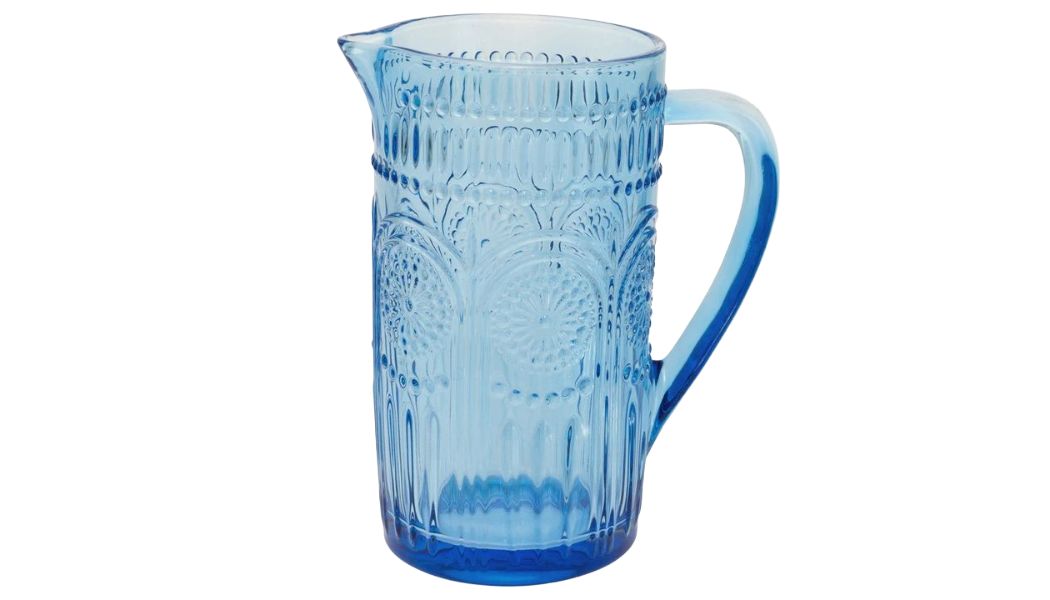 BI Sky Blue Codi Glass Pitcher