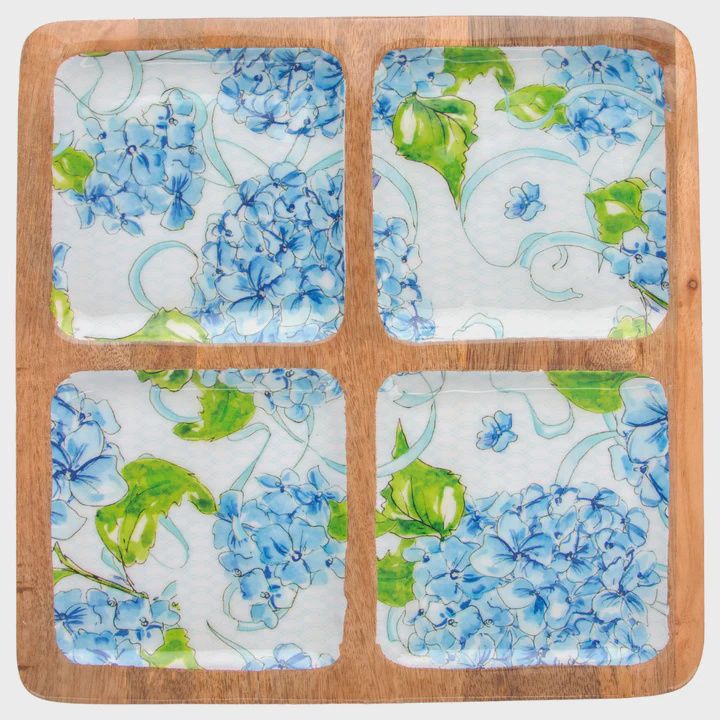 BI Hydrangea 4-Section Tray