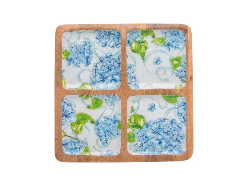 BI Hydrangea 4-Section Tray