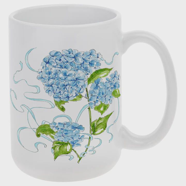 BI Hydrangea Ribbon Mug