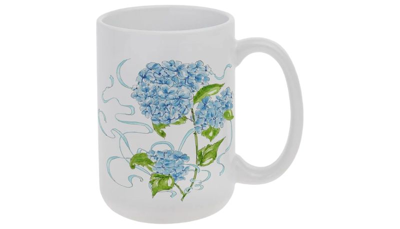 BI Hydrangea Ribbon Mug