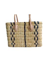 MED Blue Stripe Medium Tote