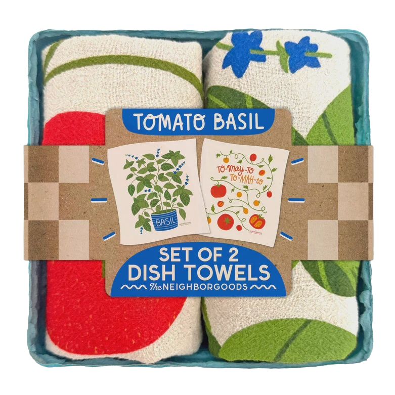 TN Tomato Basil Towel Set/2