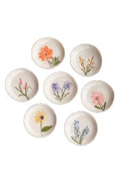 STS Pressed Flower Handmade Trinket Dish