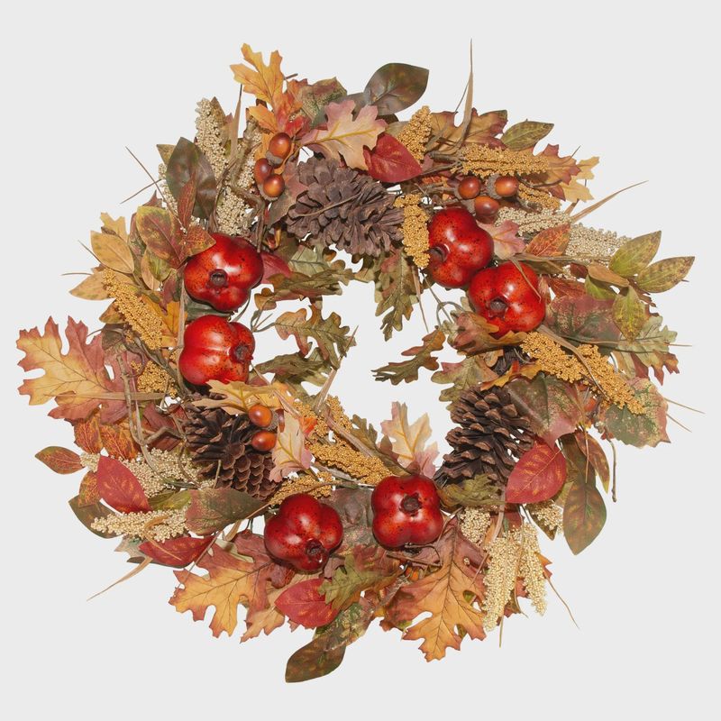 BI Pinecone &amp; Pomegranate Wreath
