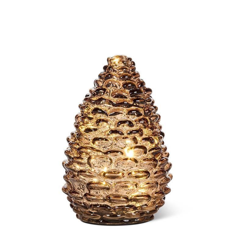 AB Amber Medium Pinecone LED Light