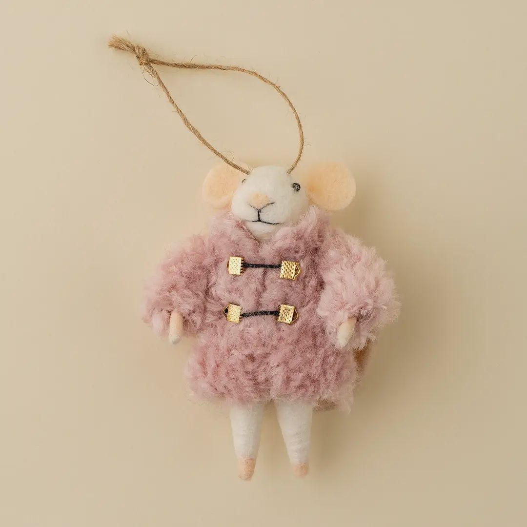 IT Cozy Clementine Mouse Ornament