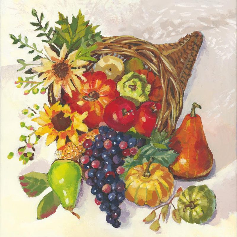 PPD Bountiful Cocktail Napkin