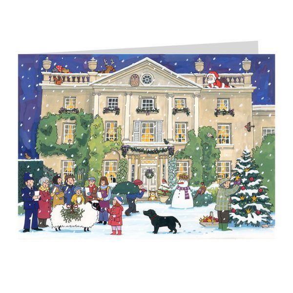 AG Highgrove House at Christmas Advent Calendar Card