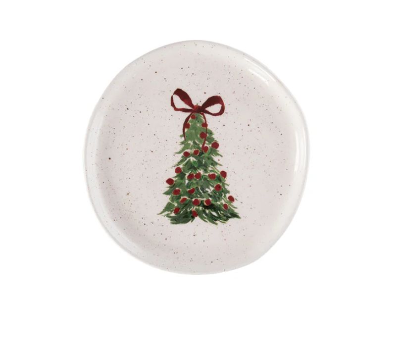 TRA Holiday Tree Appetizer Plate