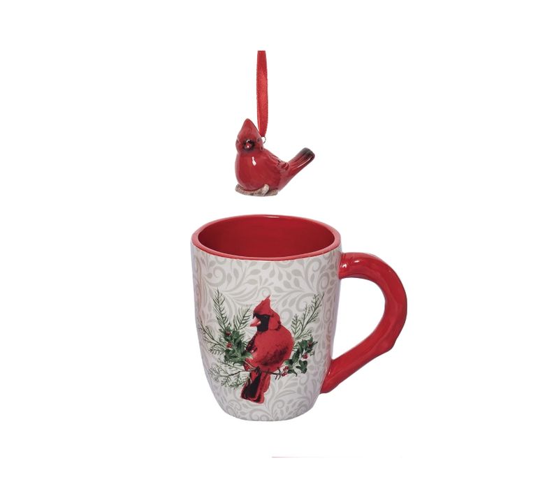 TRA Cardinal Mug with Ornament