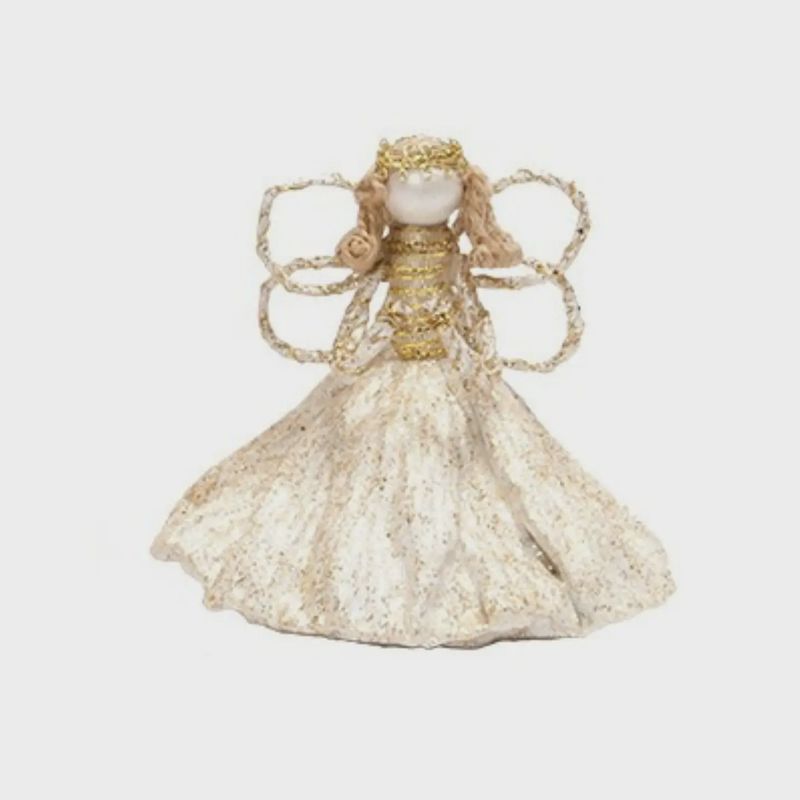 DG Angel Lotus White Ornament