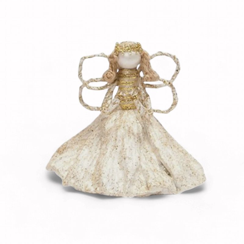 DG Angel Lotus White Ornament
