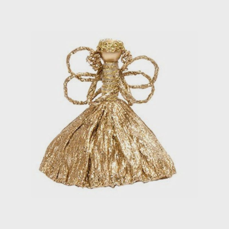 DG Angel Gold Lotus 4" Ornament