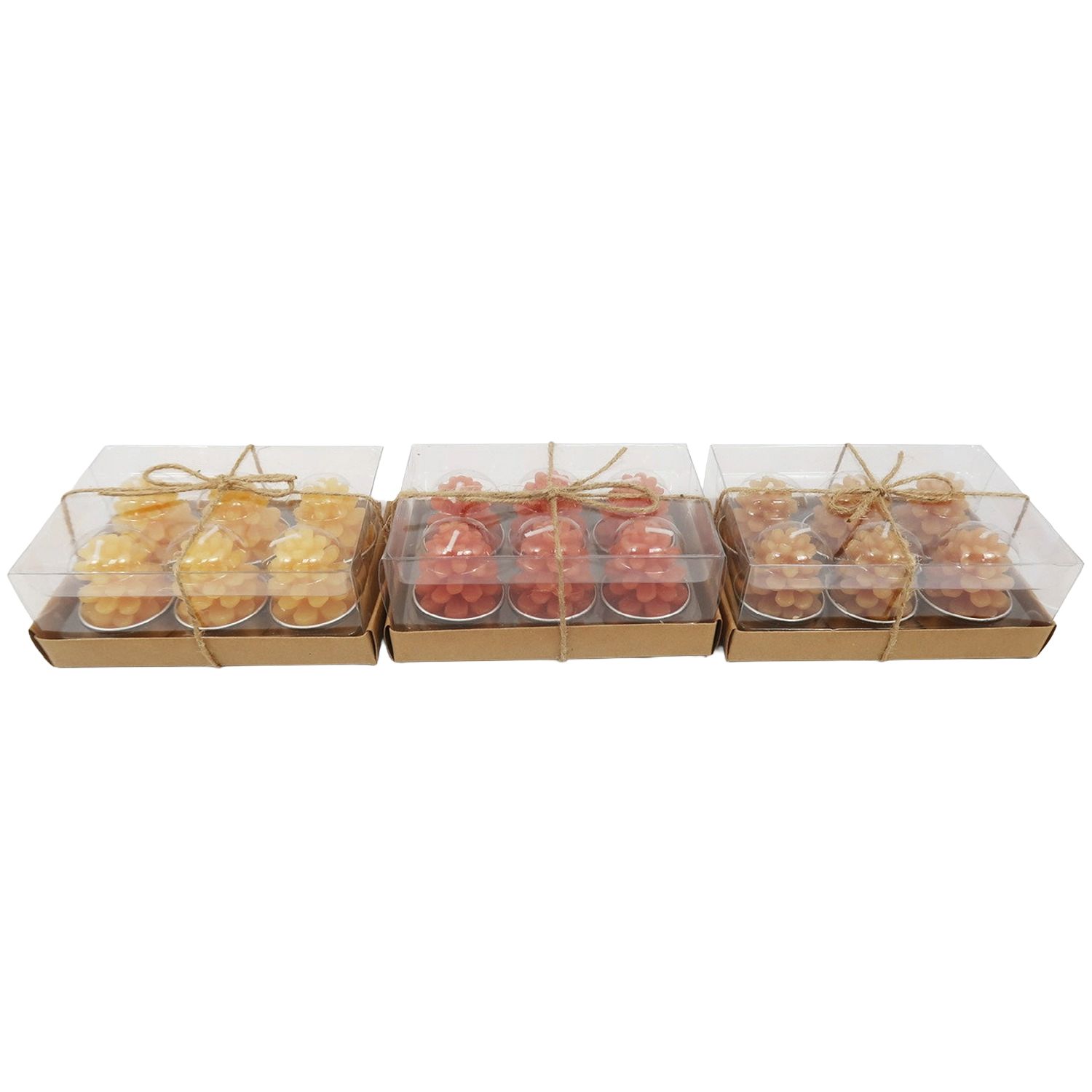 ON Pinecone Tealight Set