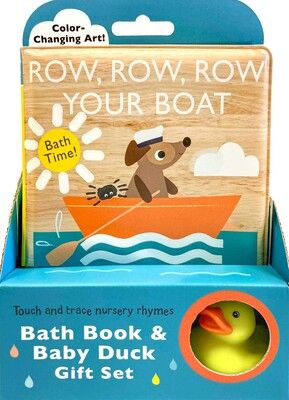 SS Row Row Row Your Boat: Touch and Trace Nursery Rhymes