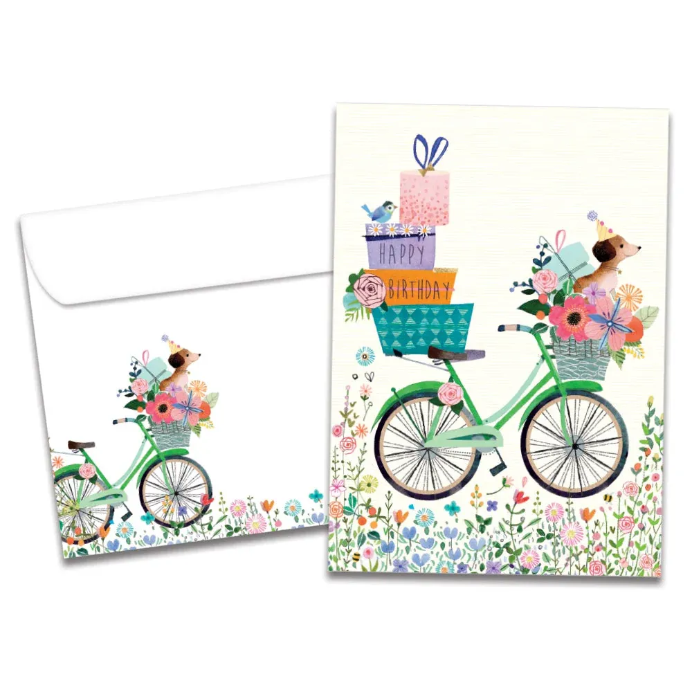 TF SC20298 Bicycle Delivery Bday Card