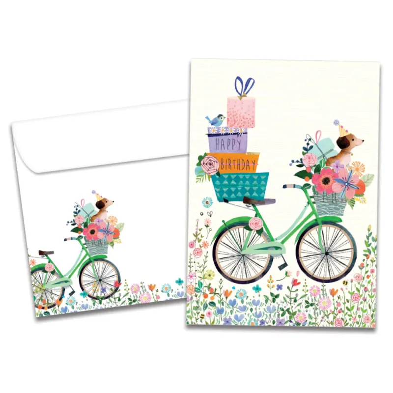 TF SC20298 Bicycle Delivery Bday Card
