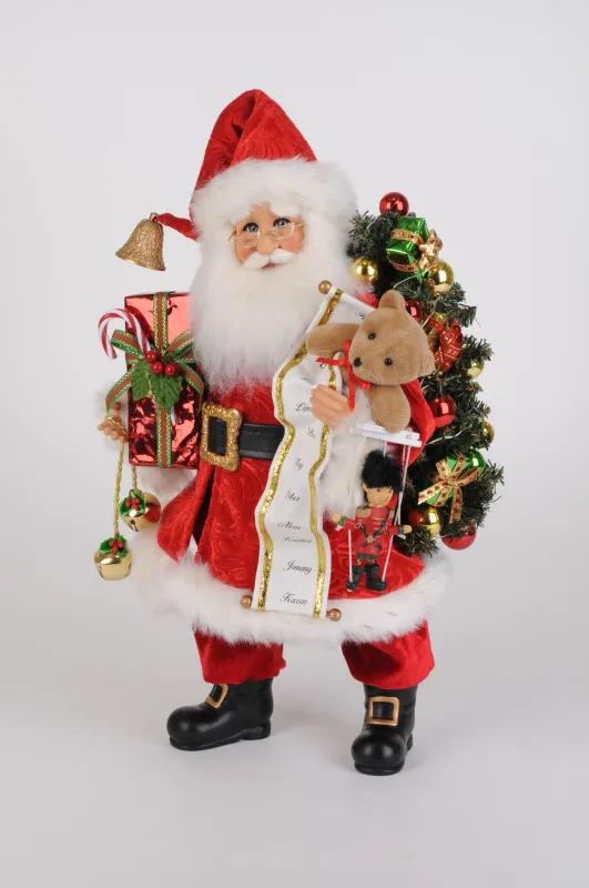 KDO Lighted Good Tidings Santa