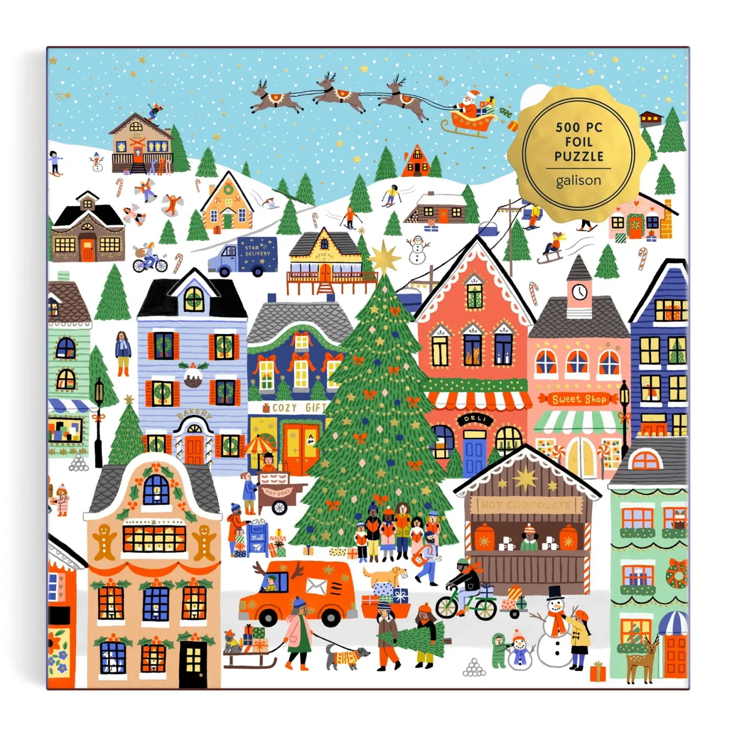 CB Merryville 500 PC Foil Puzzle