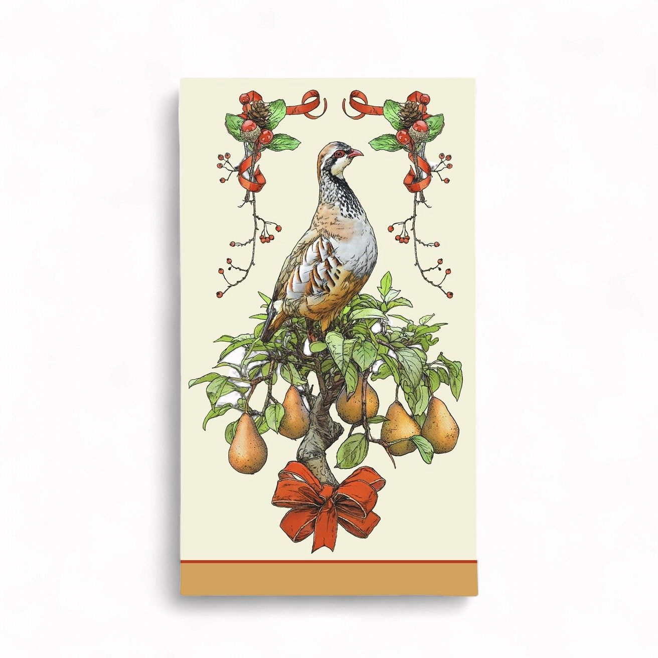 BRI Partridge Tea Towel