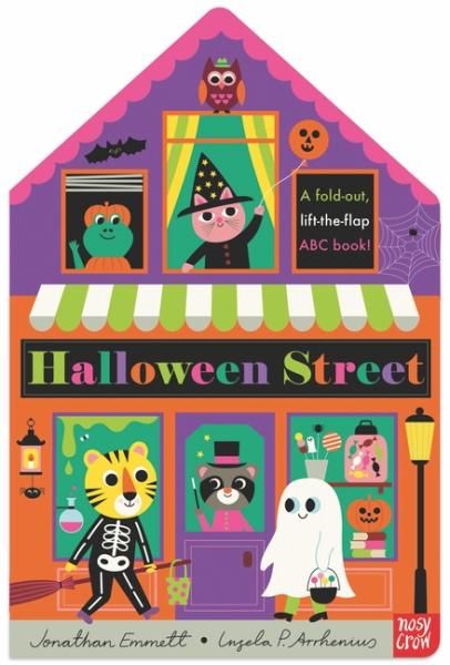 WMP Halloween Street: A Fold-Out, Lift-The-Flap ABC Book!