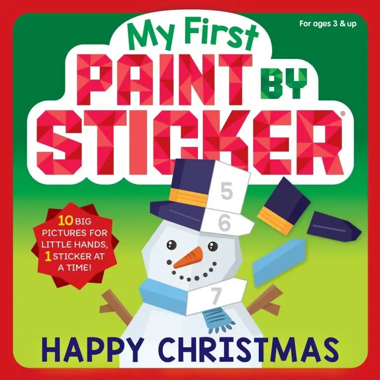 WMP My First Paint by Sticker: Happy Christmas