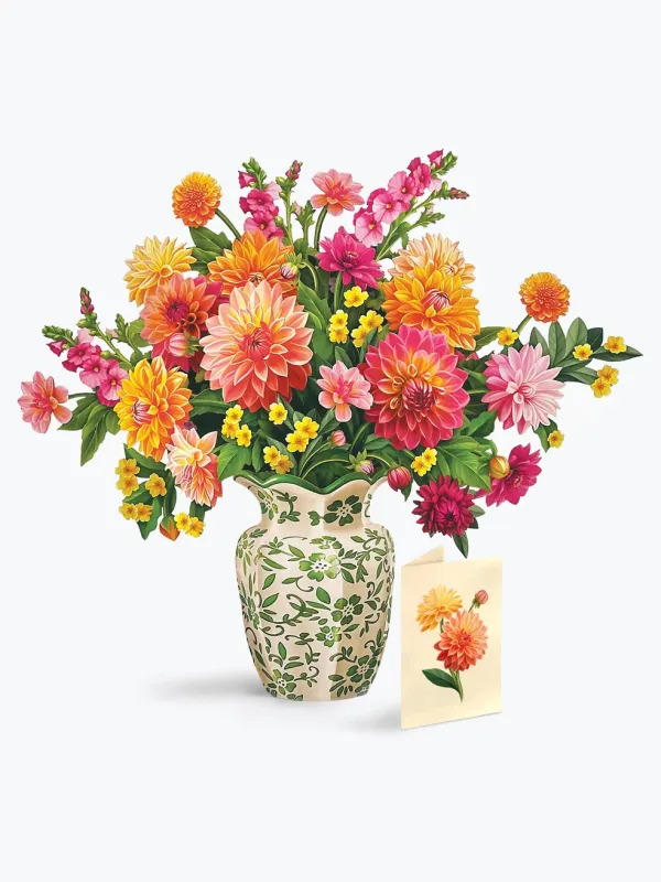 FP Dahlia Sunrise Greeting Card