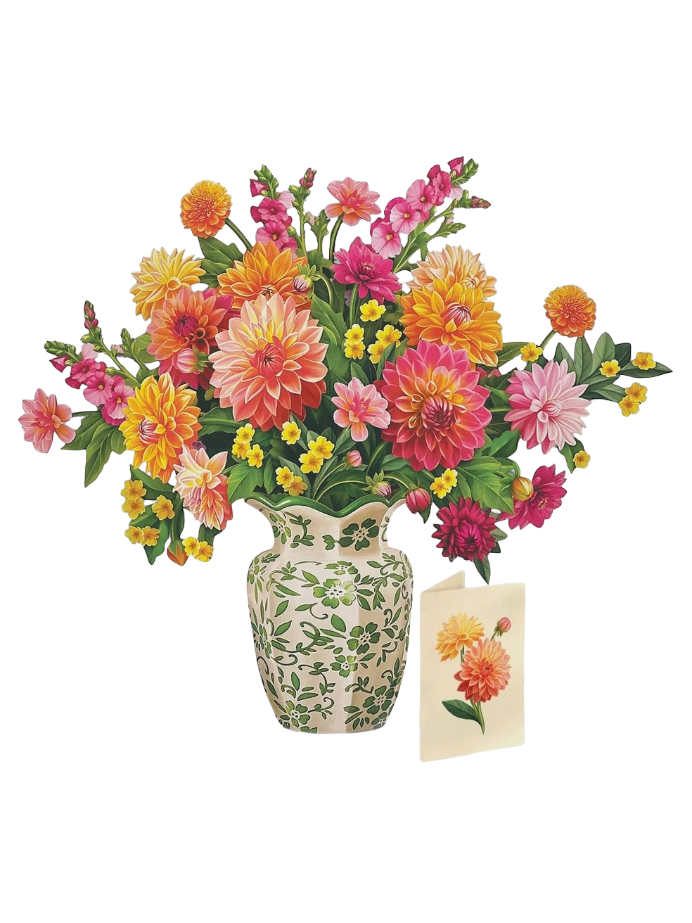 FP Dahlia Sunrise Greeting Card