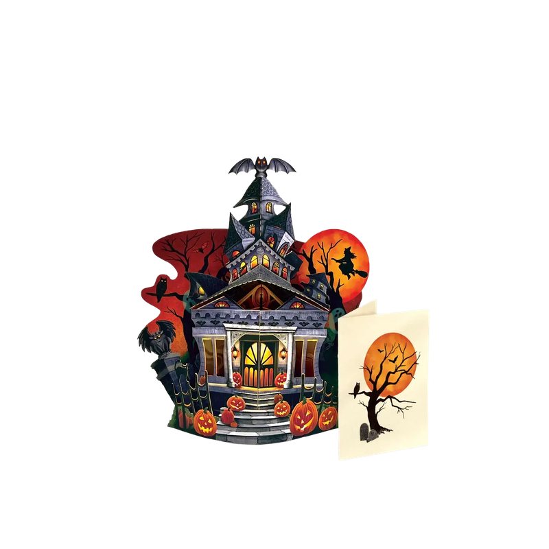 FP Mini Haunted House Greeting Card