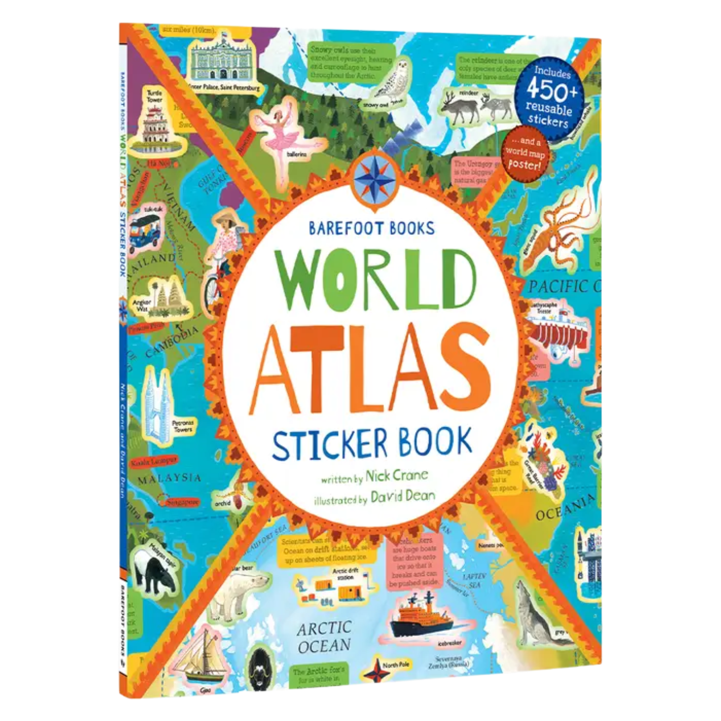 BFB  World Atlas Sticker Book