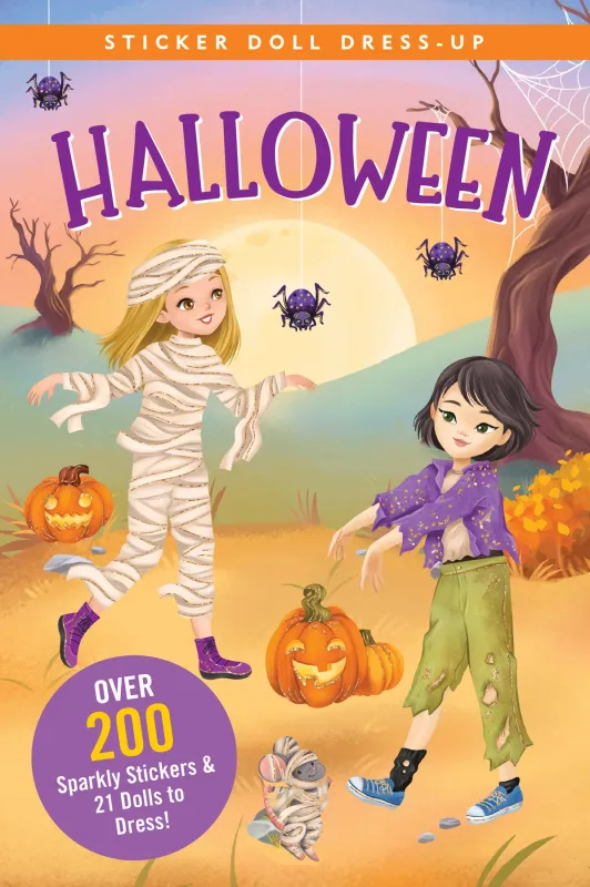 PP Halloween Sticker Doll Dress Up Book