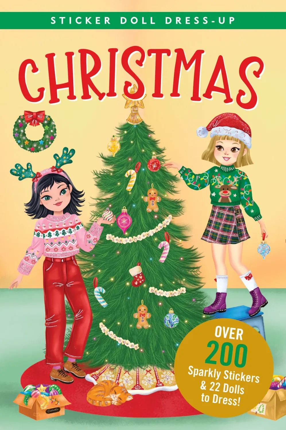 PP Christmas Sticker Doll Dress-Up Book