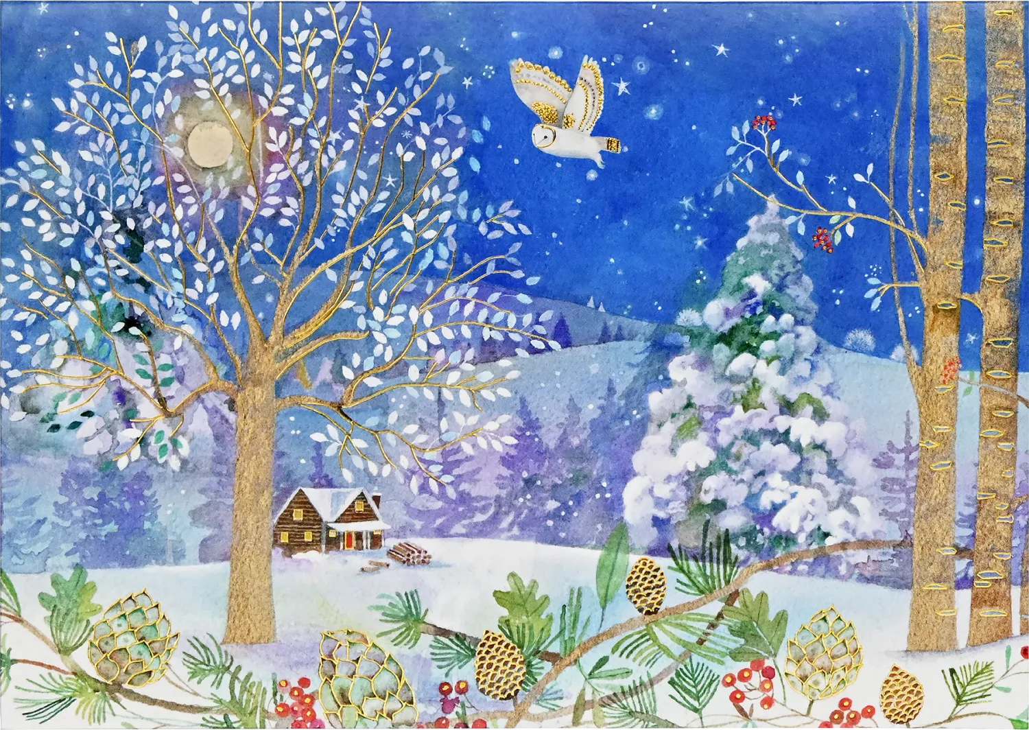 PP Winter Starlight Deluxe Boxed Holiday Cards