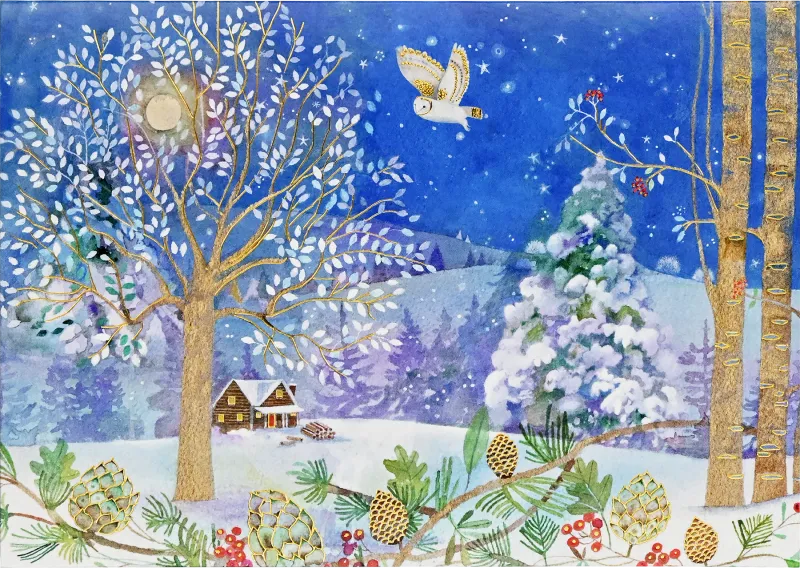 PP Winter Starlight Deluxe Boxed Holiday Cards
