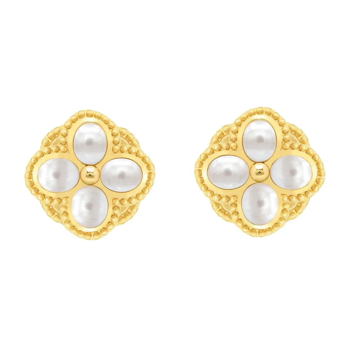 MAM Musa Post Stud Earrings - Mother of Pearl