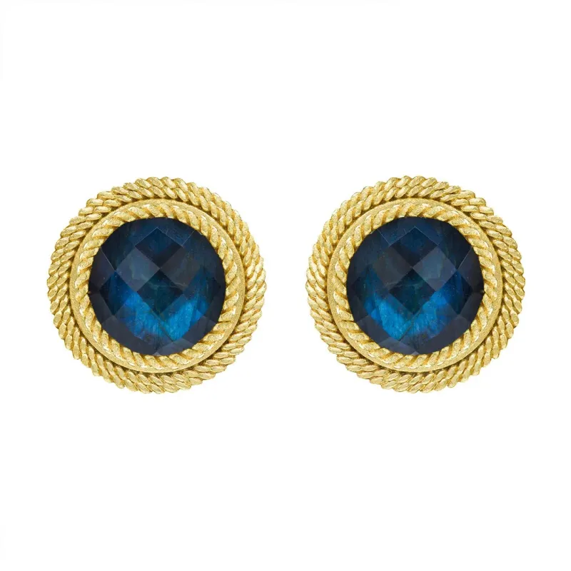 MAM Molly Studs - Labradorite