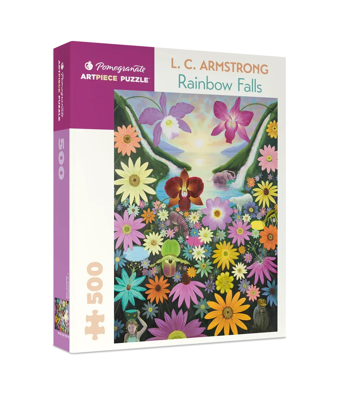 PO Rainbow Falls 500-Piece Jigsaw Puzzle