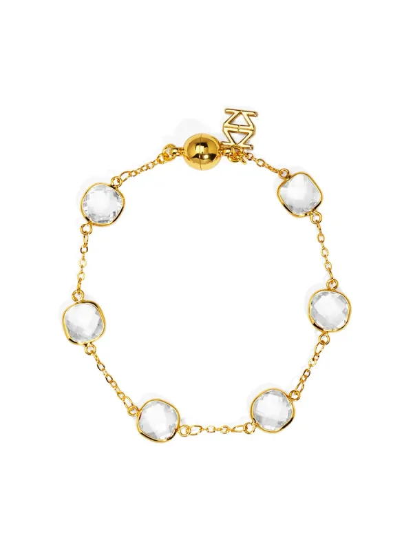 ZE Crystal Bracelet in Clear
