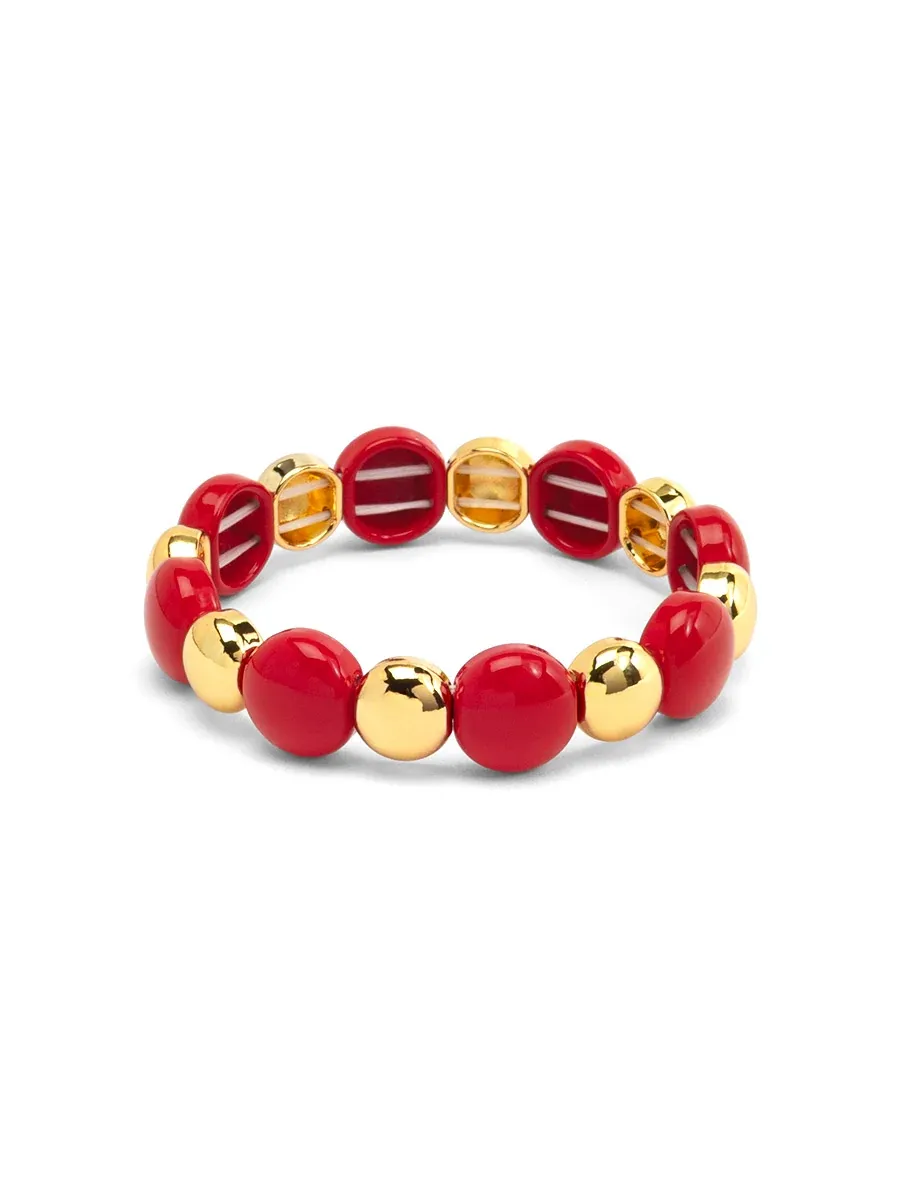 ZE Marissa Red Stretch Bracelet