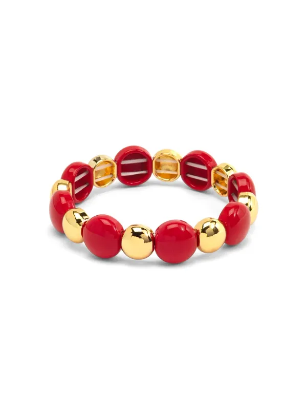 ZE Marissa Red Stretch Bracelet