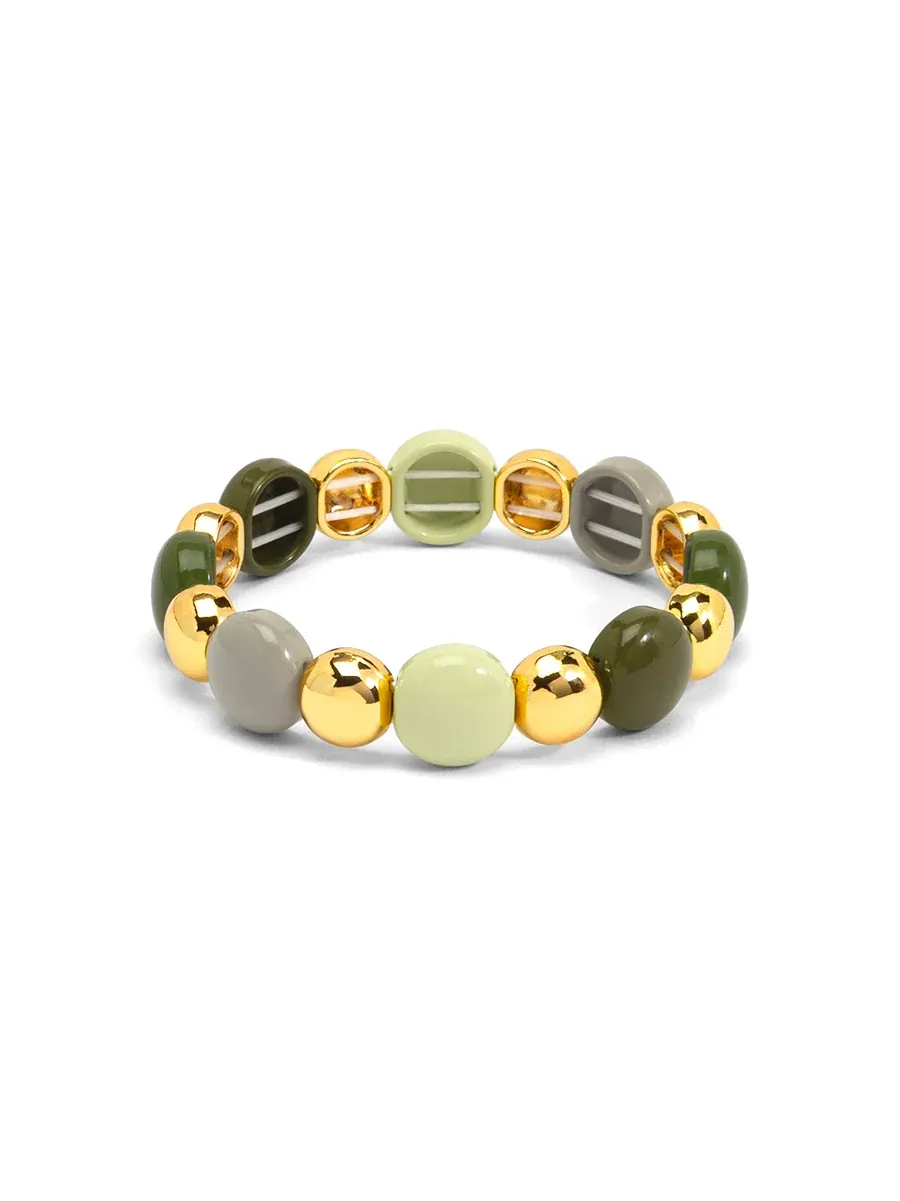 ZE Marissa Green Stretch Bracelet
