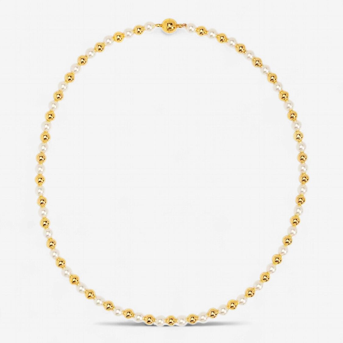VIO Mixed Bead Magnet Necklace