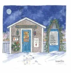 OH Harbormaster's Cottage Boxed Holiday Cards