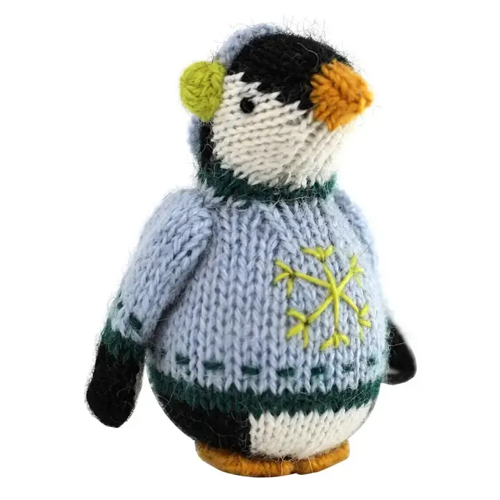 MC Penguin with Earmuffs Ornament