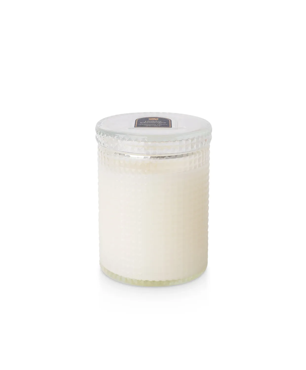 AR White Champagne Textured Candle