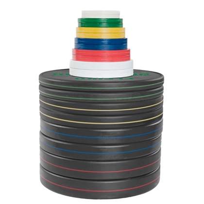 Eleiko Olympic WL Training Disc Set –165 kg, black