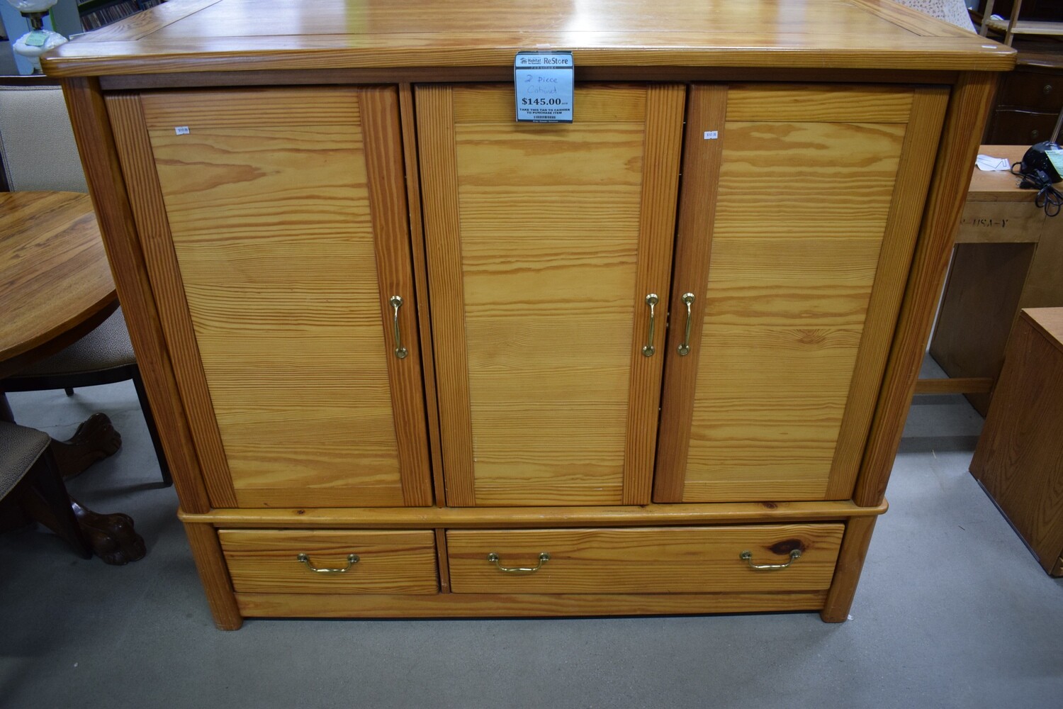 Two-Piece Cabinet
