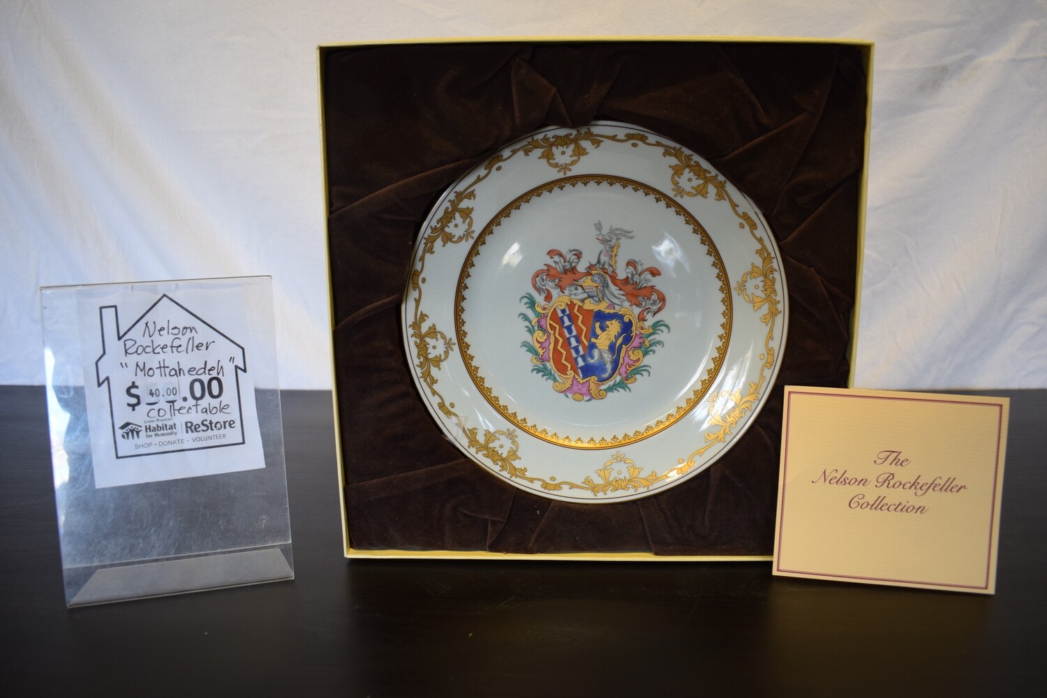 Nelson Rockefeller "Mottahedeh" Collectible Plate