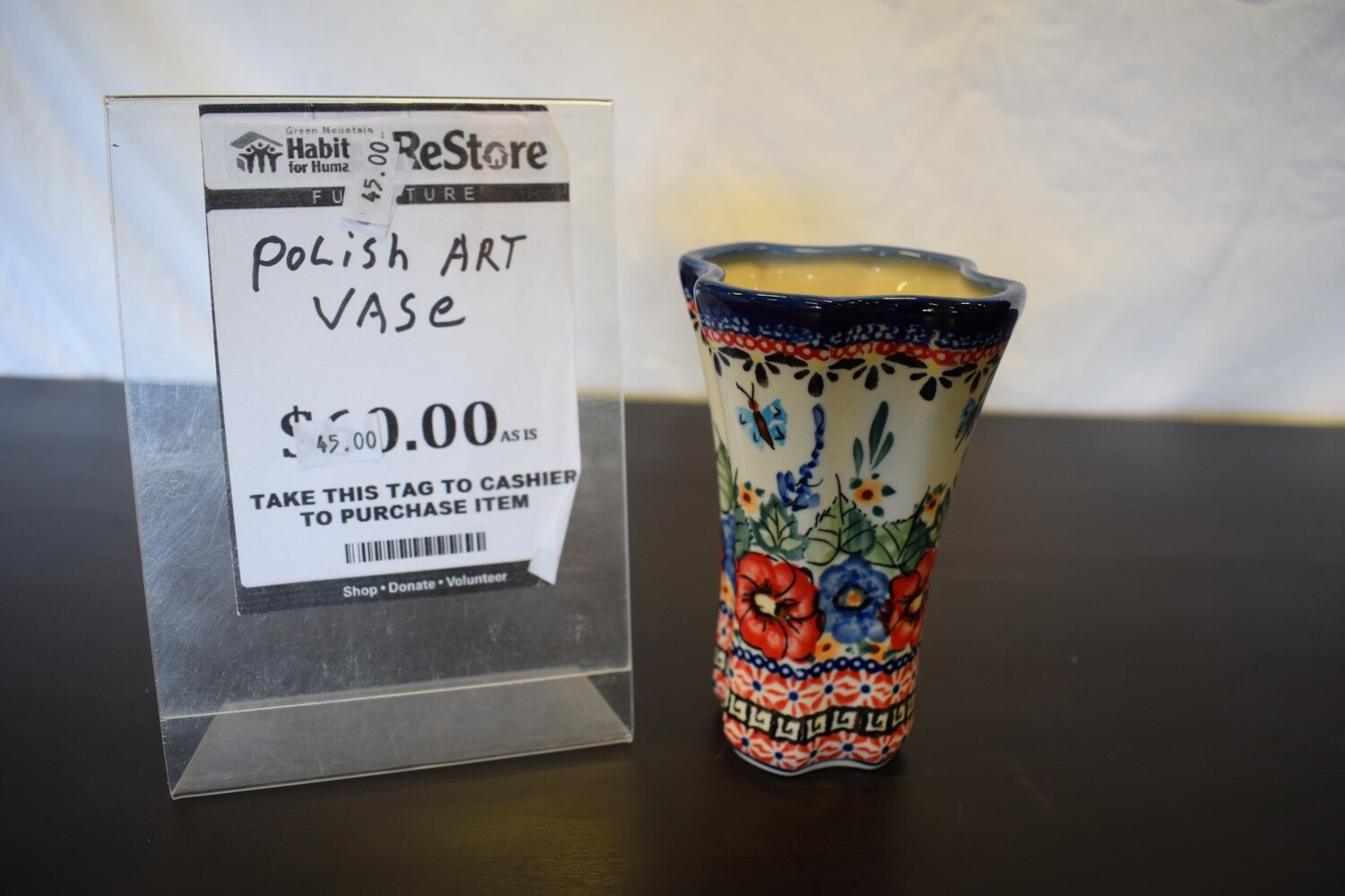 Polish Art Vase